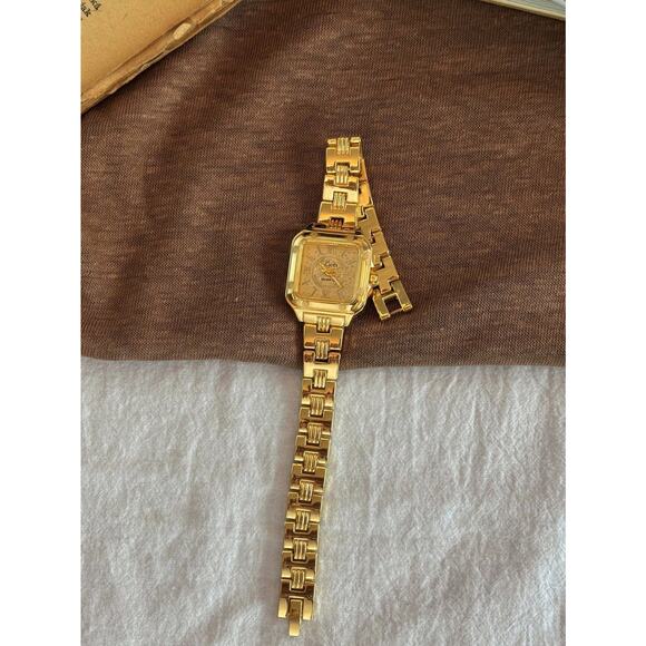 Vintage Style Gold Bracelet Watch Women Square Roman Dial Elegant Wristwatch main image 10